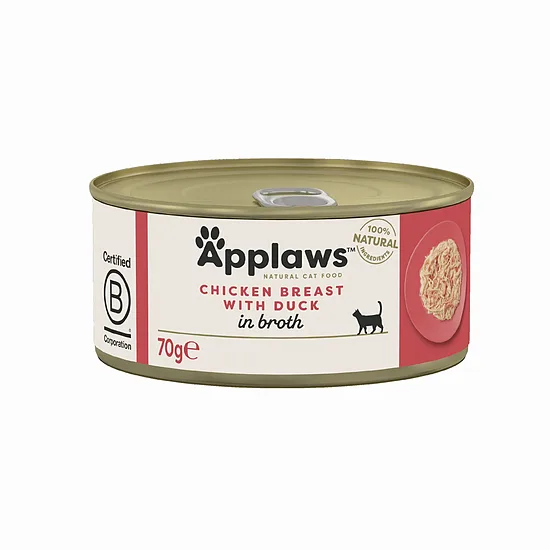 APPLAWS CAT CHICKEN DUCK BROTH 70g / 156g