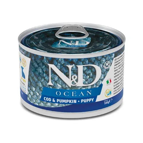 N&D DOG OCEAN COD PUMPKIN PUPPY 140G 