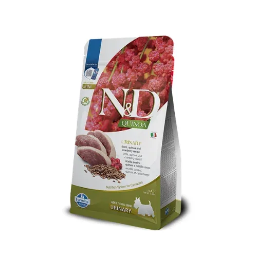 N&D DOG QUINOA DUCK CRANBERRY URINARY ADULT MINI 5kg