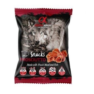 ALPHA SPIRIT SNACKS СОБАКИ Угощения для собак с ветчиной 50г
