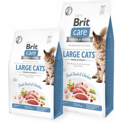 Brit Care Cat GF Large cats Power & Vitality 7 kg barība kaķiem