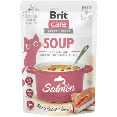 	 Brit Care Cat Soup Salmon 75 g
