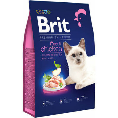 BRIT PREMIUM Cat Adult Chicken 1,5 кг корм для кошек