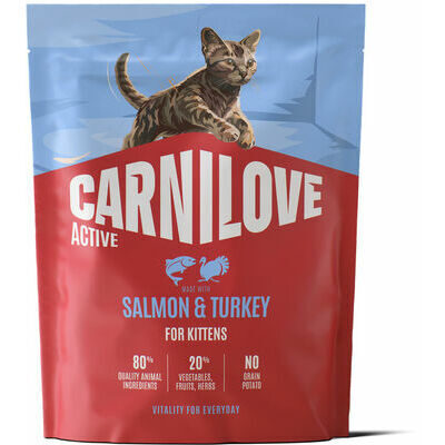 Carnilove Cat Active Kitten Salmon & Turkey 0,4 kg