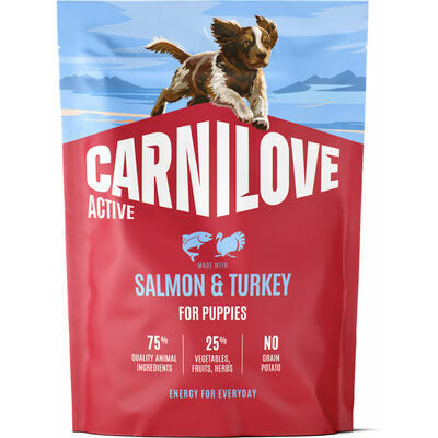 Carnilove Dog Active Puppy Salmon & Turkey 12 kg