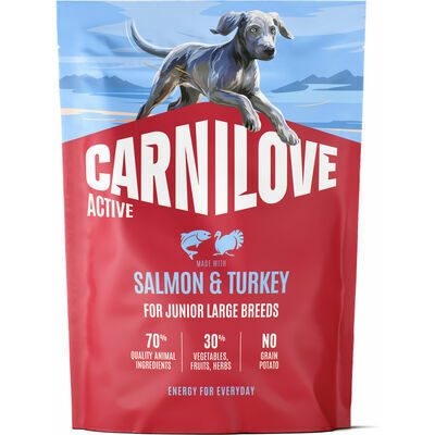 Carnilove Dog Active Large Breeds Junior Salmon & Turkey 1,5 кг