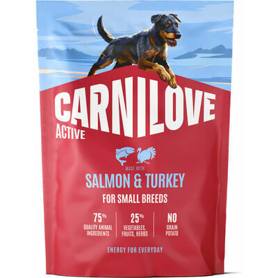 Carnilove Dog Active Small Breeds Salmon & Turkey 1,5 kg
