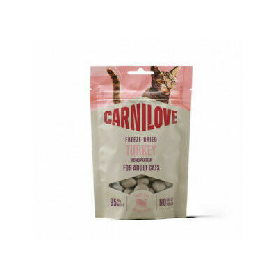 Carnilove Freeze-Dried Snack Turkey gardumi kaķiem 40 g