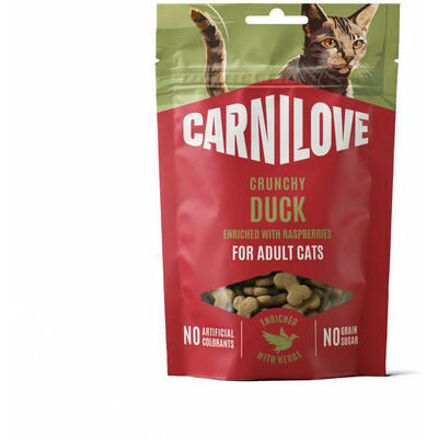 	 Carnilove Cat Crunchy Adult Duck Enriched with Raspberries 50 g