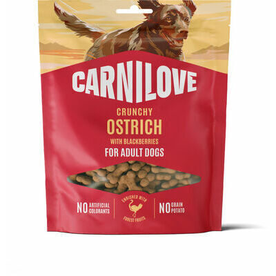 Carnilove Dog Crunchy Adult Ostrich with Blackberries 200 g