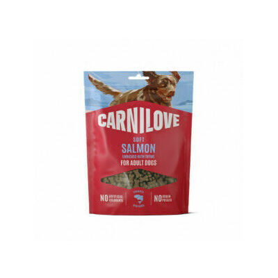 	 CARNILOVE Soft Snack Salmon enriched with Thyme Small Bite gardumi suņiem 200 g