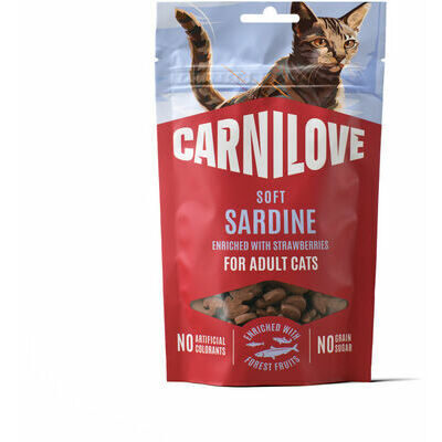 Carnilove Cat Soft Adult Sardine Enriched with Strawberries 50 g