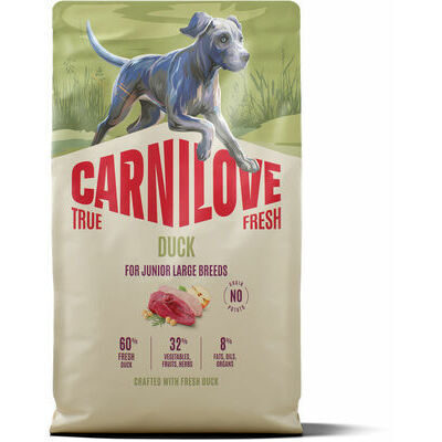 Carnilove Dog True Fresh Large Breeds Junior Duck 4 kg