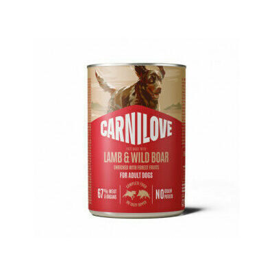 	 Carnilove Wild Meat Lamb&Wild Boar 400 г консервы для собак