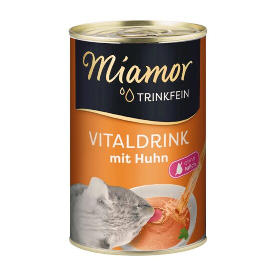 Miamor Trinkfein Vitaldrink ar vistu, 135ml - Dzēriens kaķiem