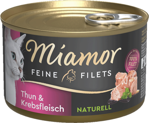 Miamor Feine Fillets Naturelle Thun&Krebs 156g