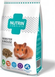 NUTRIN Complete - Hamster & mouse 400gr - PILNVĒRTĪGA EKSTRUDĒTA BARĪBA KĀMJIEM UN PELĒM