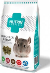 NUTRIN Complete - Chinchilla & Degu 400gr - PILNVĒRTĪGA EKSTRUDĒTA BARĪBA ŠINŠILĀM UN DEGU