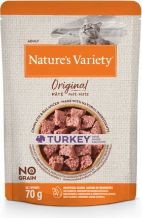 Nature's Variety Cat Original Turkey 70g - Konservi ar tītaru pieaugušiem kaķiem