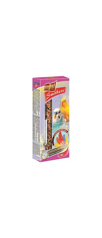 STANDARD Smakers moulting for budgie 2pcs 90g - Vitapol nūjiņas spalvu mešanas periodā viļņainajiem papagaiļiem.