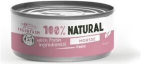 Fresh Farm CAT Mousse with Pork 85 gr - gaisīga pastete ar cūkgaļu