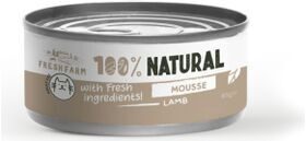 Fresh Farm CAT Mousse with lamb and chicken 85 gr - mīksta gaisīga pastete ar jēra un vistas gaļu