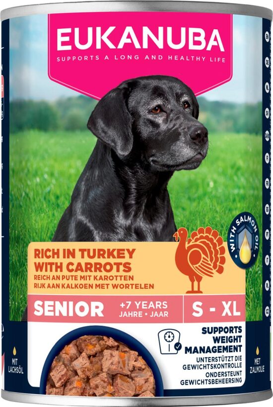 Eukanuba Senior rich in Turkey&Carrot  400 gr