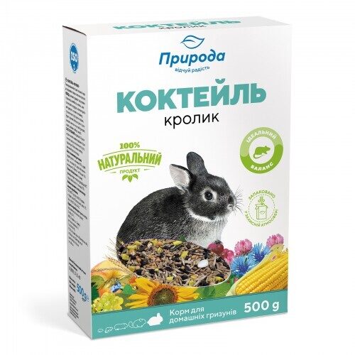 PRIRODA COCKTAIL Rabbit 500 g - barība trušiem