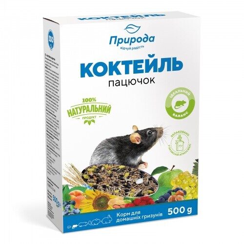 PRIRODA COCKTAIL fansy rat 500g - barība žurkām