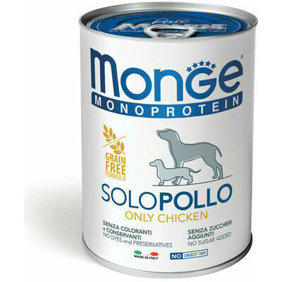 Monge Dog Monoprotein Pate Only Chicken 400 g