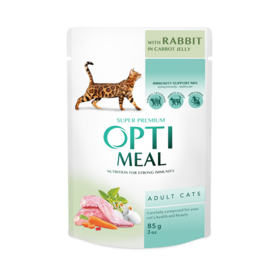OPTIMEAL with Rabbit in carrot jelly 85 g