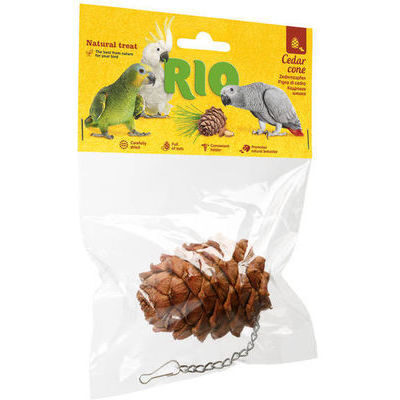 RIO кедровая шишка — лакомство/игрушка для птиц