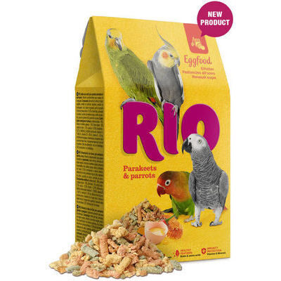 RIO Eggfood для волнистых попугаев и попугаев 250 г — корм с яйцом для волнистых попугаев и попугаев