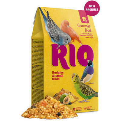 RIO Gourmet food for budgies and other small birds 250 g - корм для маленьких попугаев и птиц