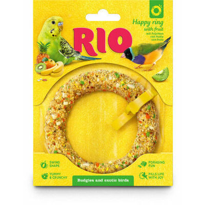 RIO Happy кольцо для волнистых попугаев и экзотических птиц 80 г