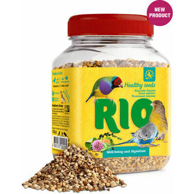 RIO Healthy seeds 240 г - дополнительный корм для декоративных птиц