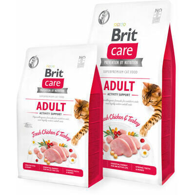 Brit Care Cat GF Adult Activity Support (Fresh Chicken&Turkey) 7 кг
