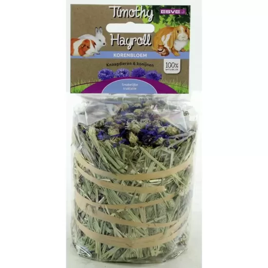  ESVE Timothy Hay Roll  with cornflowers 100g