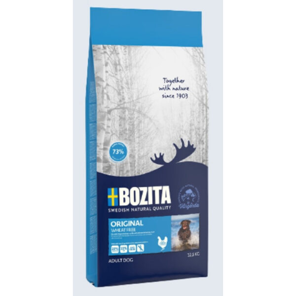 Bozita Dog Original Wheat Free, 12kg - безпшеничный сухой корм с курицей для взрослых собак