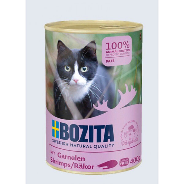 Bozita Schrimp Pate, 400g - bezgraudu pastēte ar garnelēm