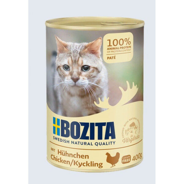 Bozita Chicken Pate, 400g - bezgraudu pastēte ar vistu