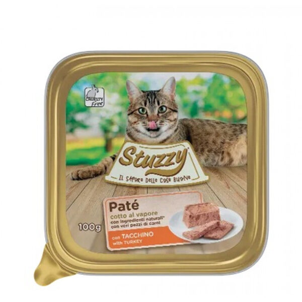 Stuzzy Cat Pate Turkey, 100g - pastēte ar tītaru kaķiem
