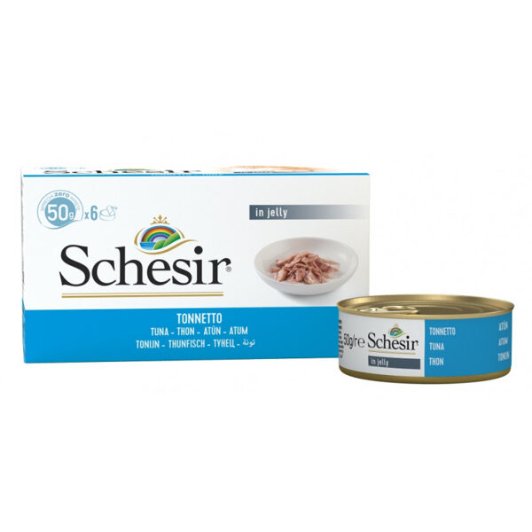 SCHESIR Cat Tuna, 6x50g - tuncis želejā