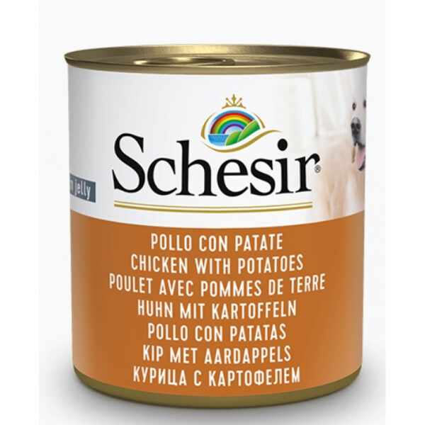 SCHESIR Dog Chicken with Potatoes in Jelly, 285g - курица и картофель в желе