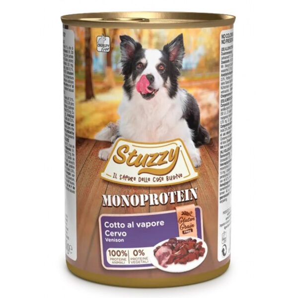 Stuzzy Monoprotein Grainfree Venison, 400g - беззерновая тушеная оленина для собак