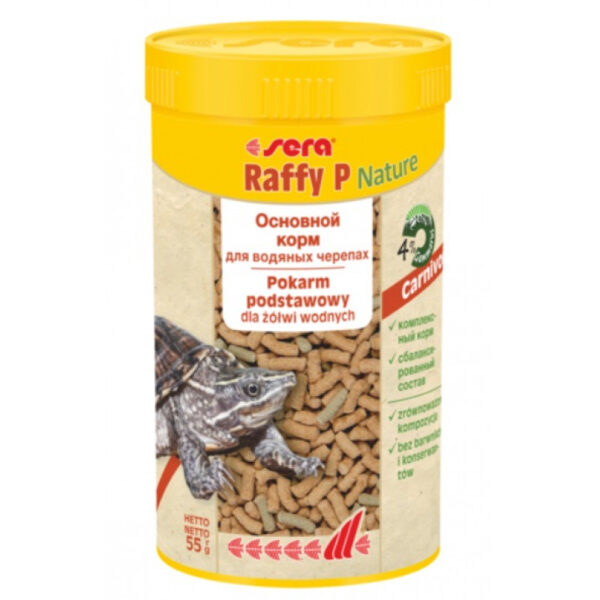 Sera Raffy P Nature, 250ml - корм для хищных рептилий