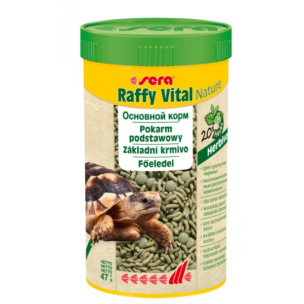 Sera Raffy Vital Nature, 250ml - корм для сухопутных черепах и других растительноядных рептилий