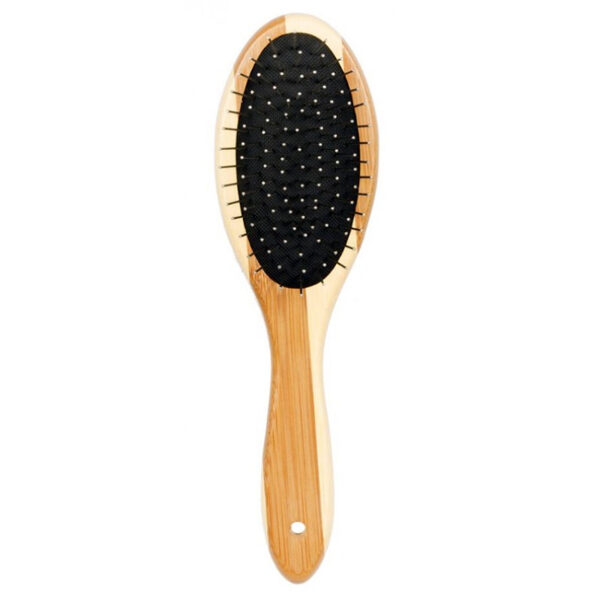 Duvo Plus Bamboo Pin Brush L, 22,5cm - bambusa masāžas suka