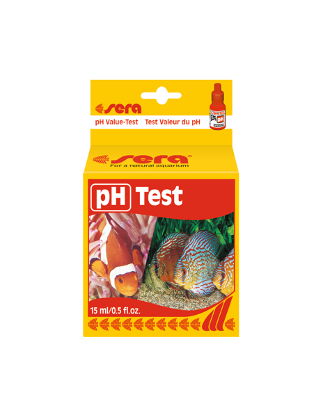 Sera pH tests, 15ml - тест для простого и точного определения уровня кислотности (pH) в пресной и морской воде
