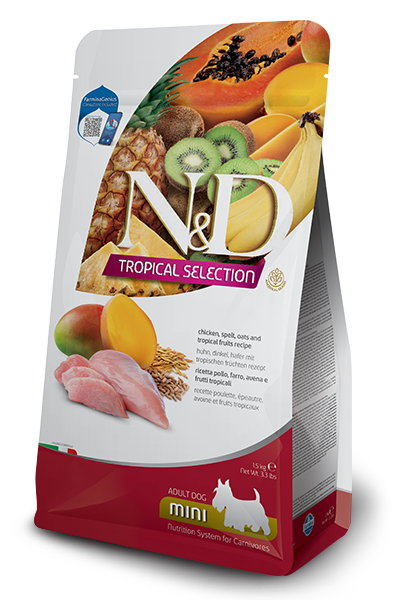 N&D DOG TROPICAL SELECTION CHICKEN ADULT MINI 1.5KG 
